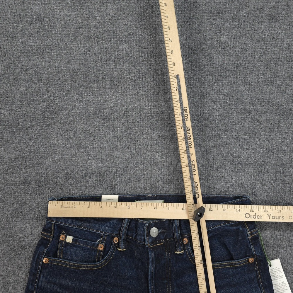 American Eagle Jeans Mens 29x31 Blue Denim Classic Selvedge AE77 Organic NEW - Picture 10 of 16